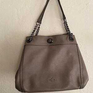 Coach Genuine Leather Shoulder Bag – Project Bag / Needs Cleaning